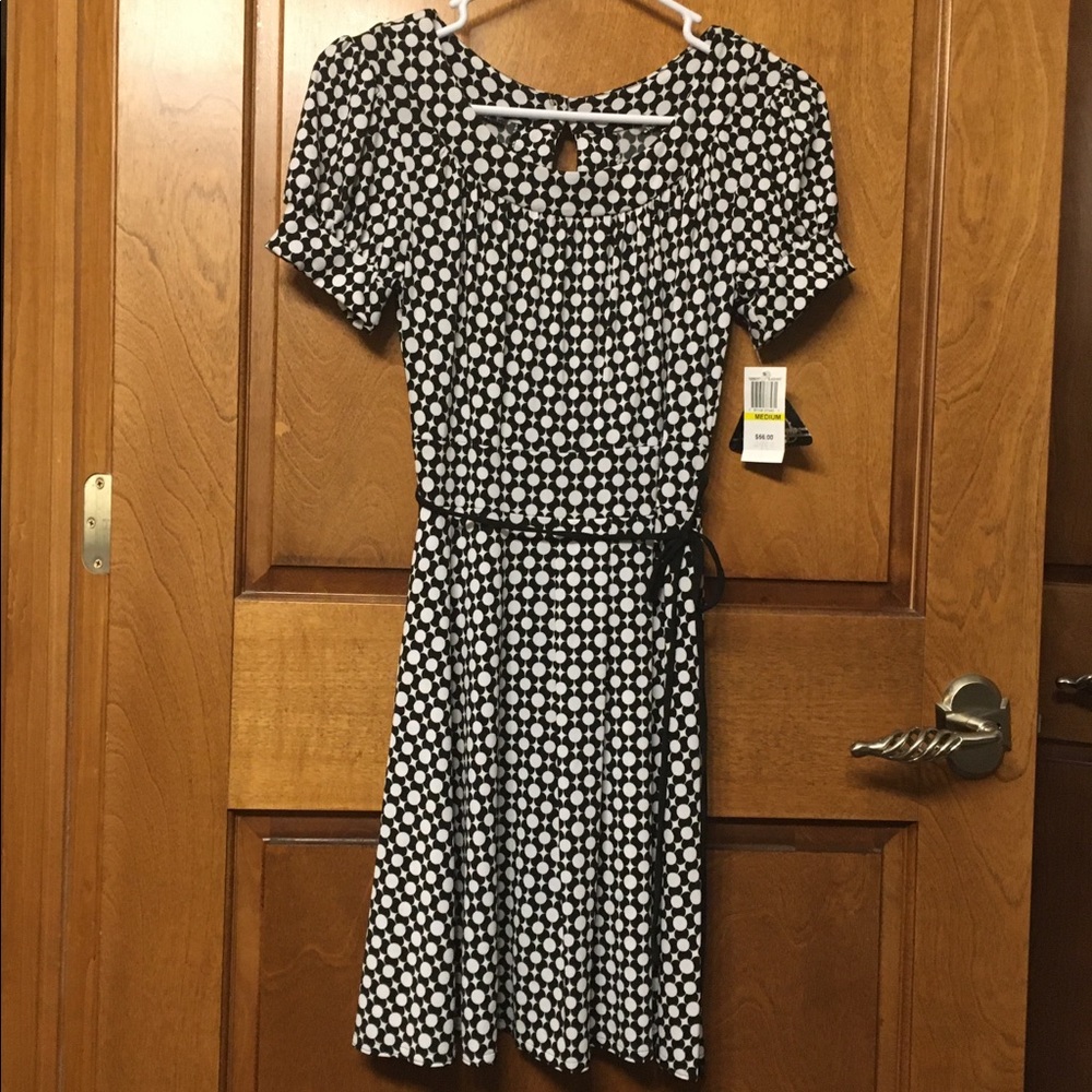 City Triangles black and white dress